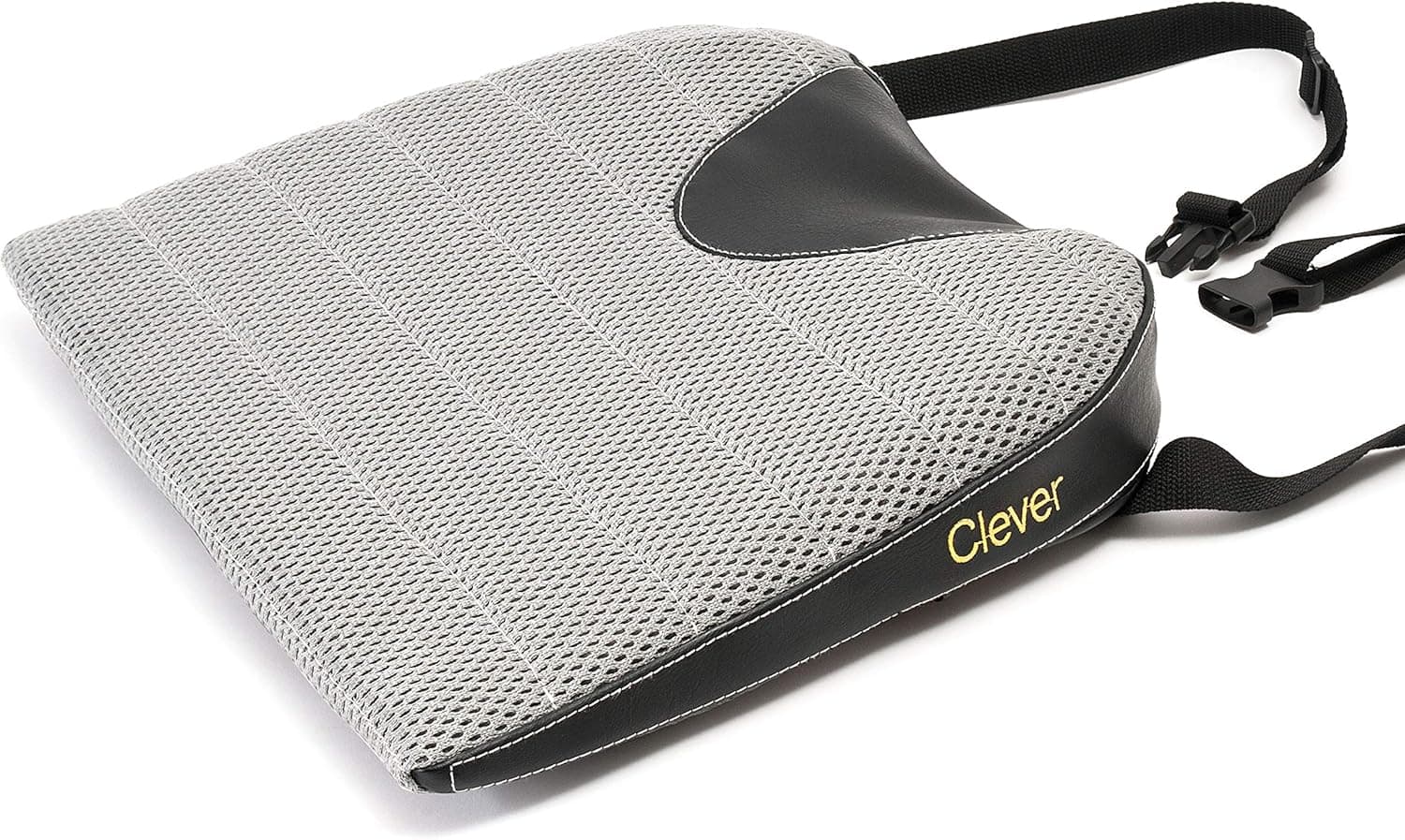 Car Seat Booster Cushion with Strap Extra Firm for Added Height 2 Inch Foam Wedge