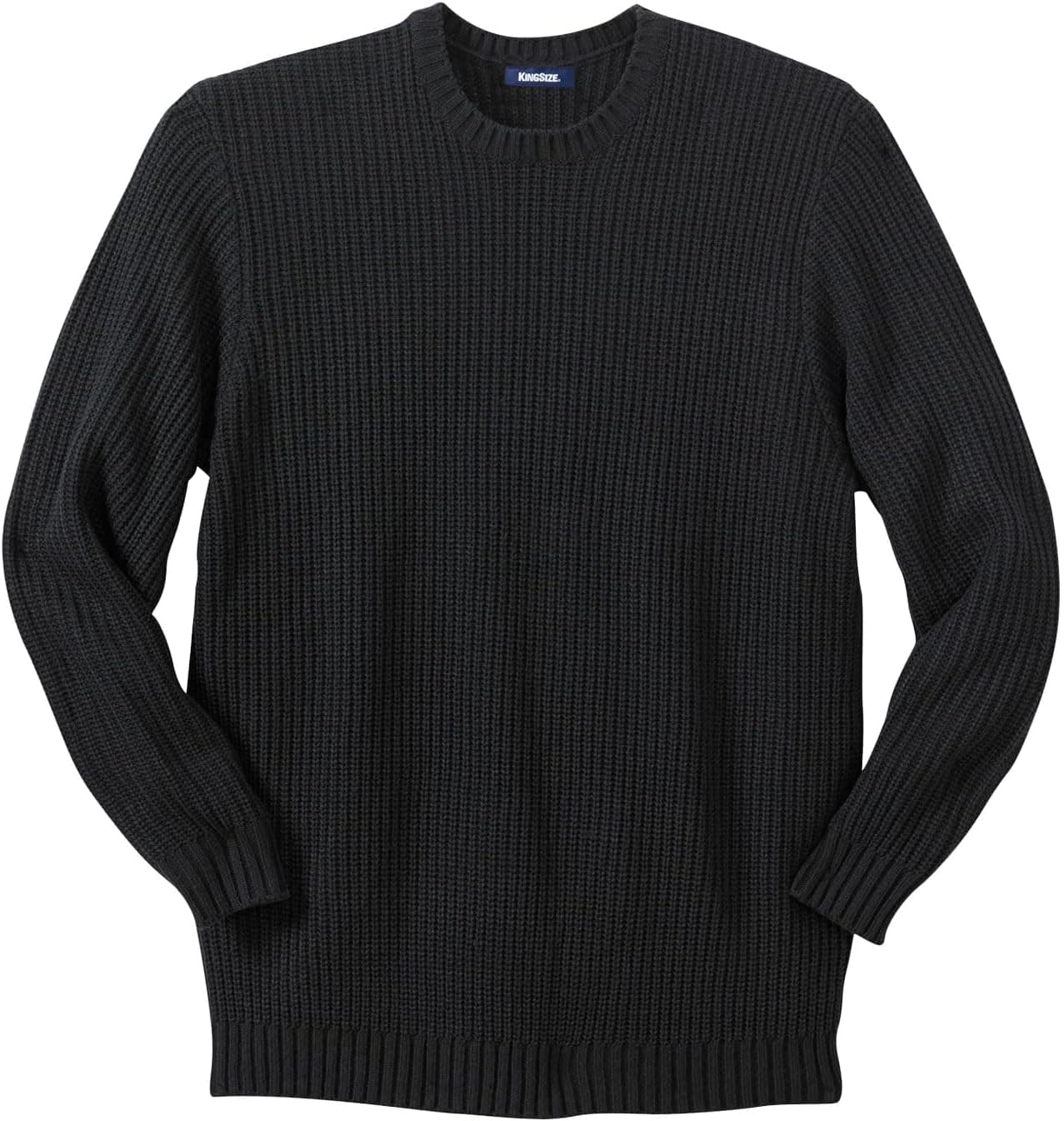 KingSize Men's Big & Tall Shaker Knit Crewneck Sweater
