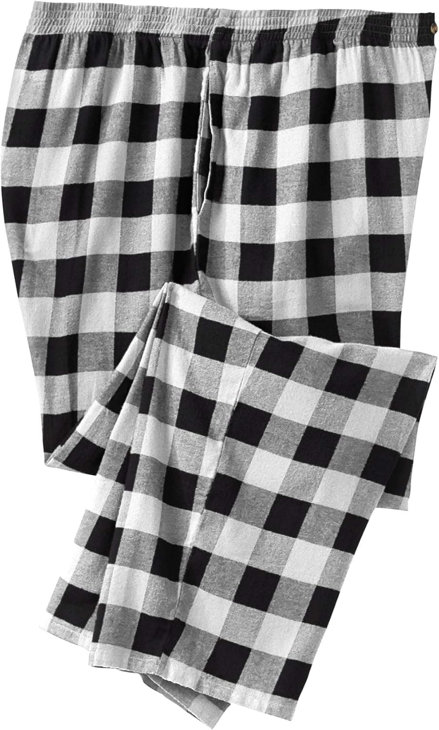 KingSize Men's Big & Tall Flannel Plaid Pajama Pants