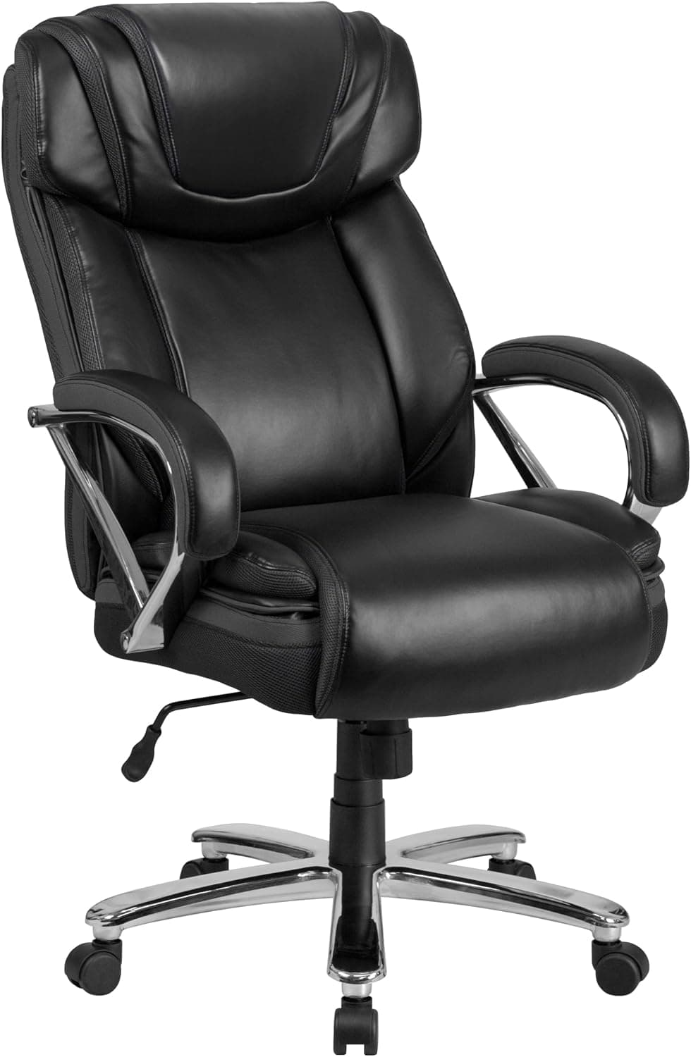 Flash Furniture HERCULES Series Big & Tall 500 lb. Rated Black LeatherSoft Executive Swivel Ergonomic Office C