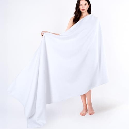 Cotton Paradise Turkish 40x80 Oversized Bath Sheet Extra Large Bath Towel