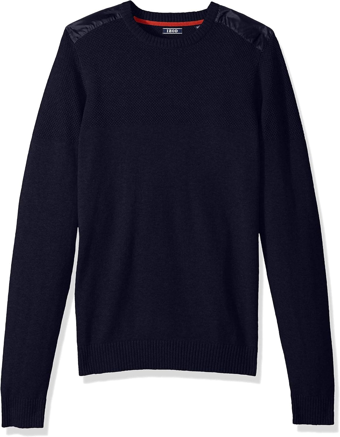IZOD Men's Big and Tall Stripe 7 Gauge Crewneck Sweater
