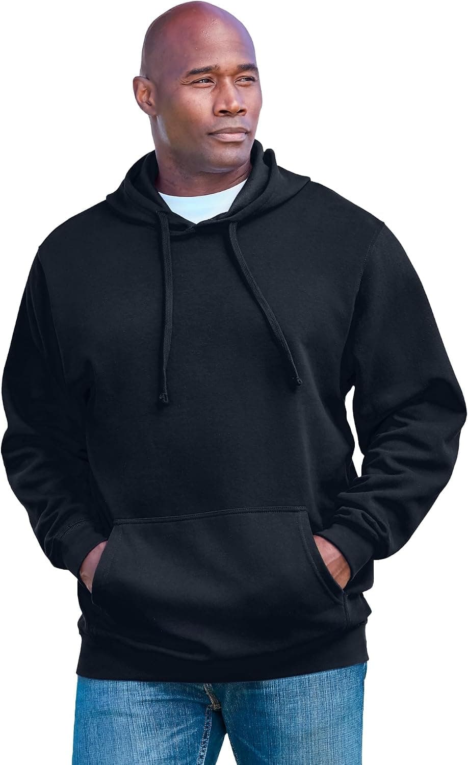 KingSize Men's Big & Tall Fleece Pullover Hoodie (up to 10XL)