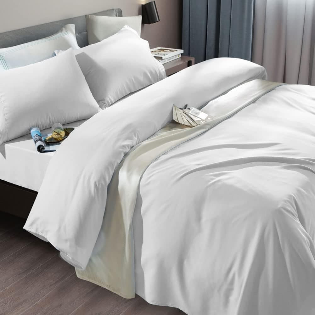 SONORO KATE Bed Sheet Set Super Soft Microfiber 1800 Series Luxury Sheets Fit 18-24 Inch Deep Pocket Mattress,