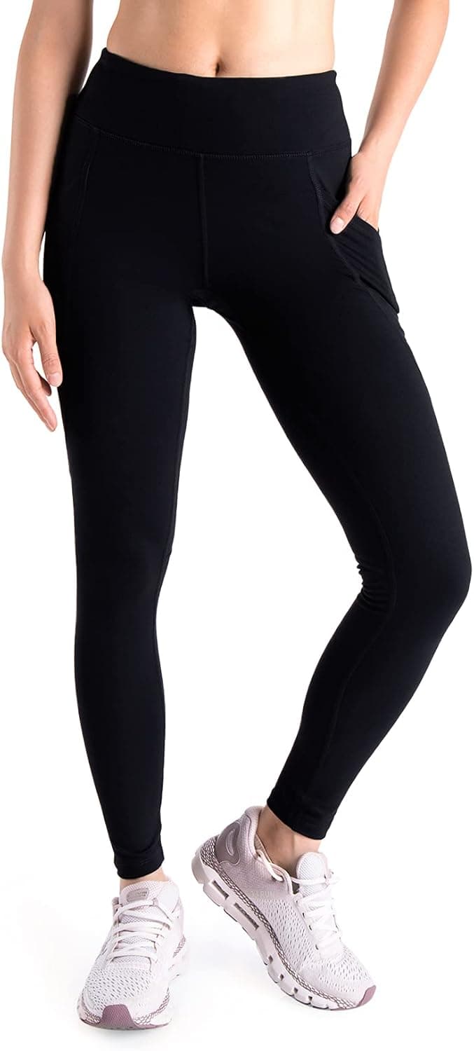 Yogipace Women's Tall Extra Long High Waisted Yoga Leggings with Pockets, 34"