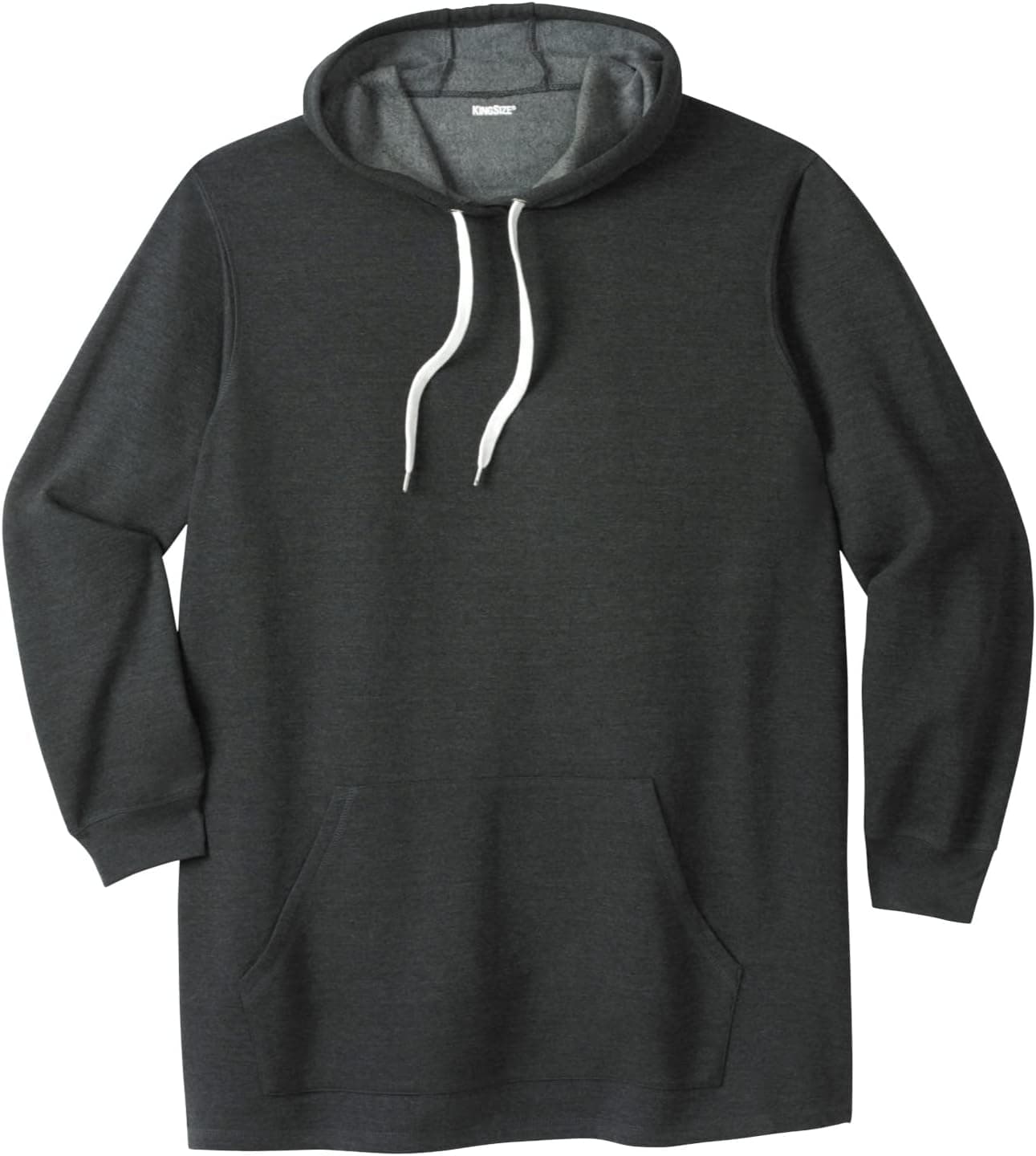 KingSize Men's Big & Tall Fleece Longer-Length Pullover Hoodie