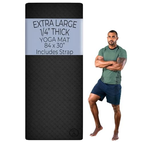 Tatago Extra Large Yoga Mat 84" Extra Wide Non Slip Thick Exercise Mat