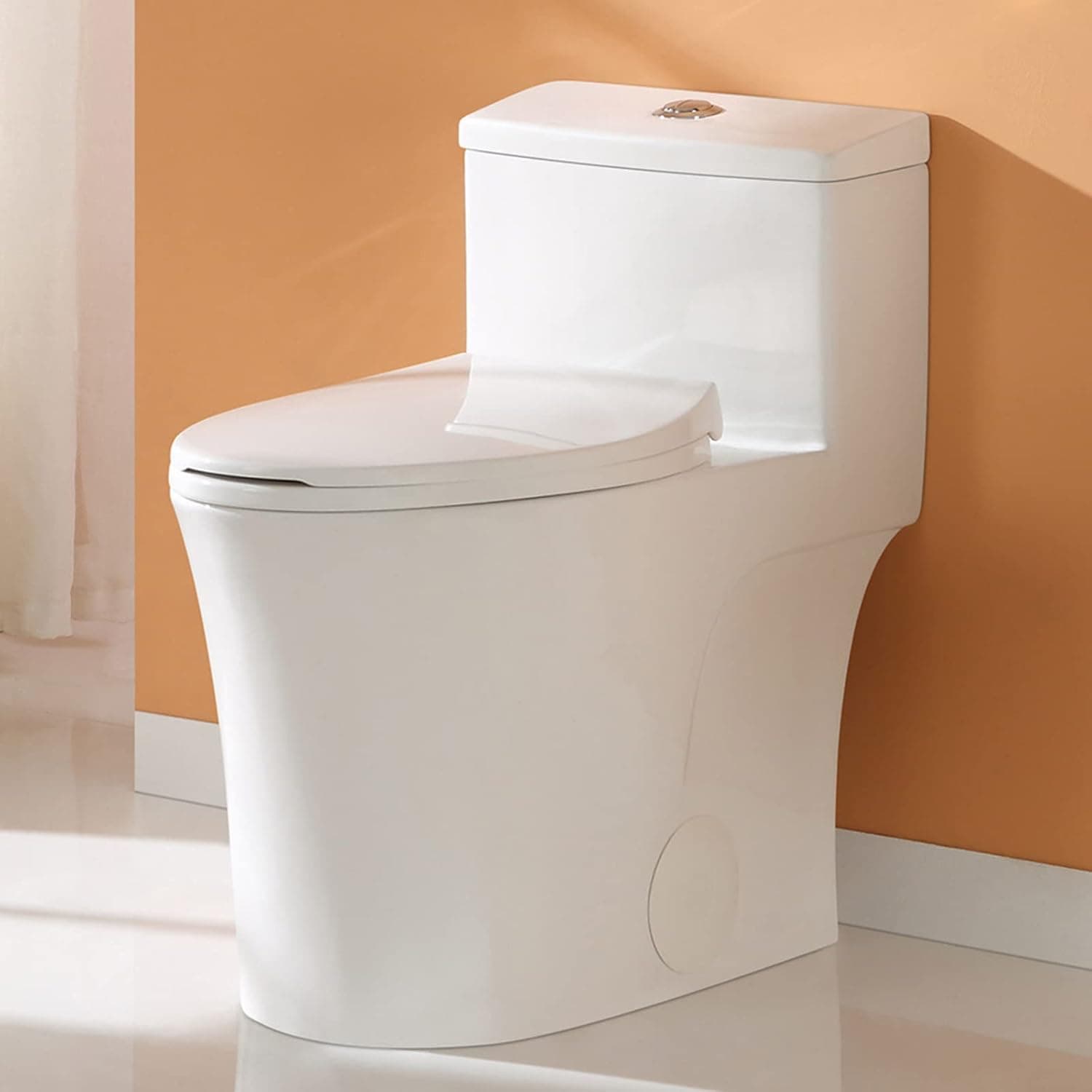 DeerValley Elongated Two-Piece Toilet, ADA Height 17.5 Inch Comfort Chair Height, Dual Flush 1.1/1.6 GPF