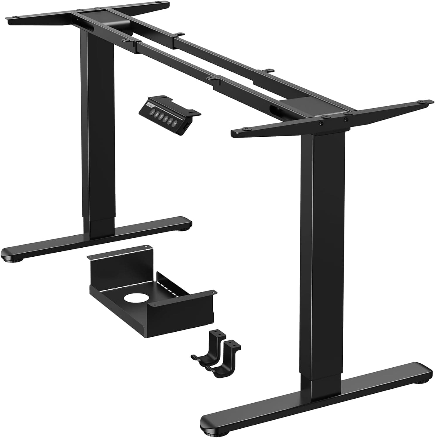 ErGear Dual Motor Electric Standing Desk Frame, Height Adjustable Legs for 43-79 Inch Tabletops
