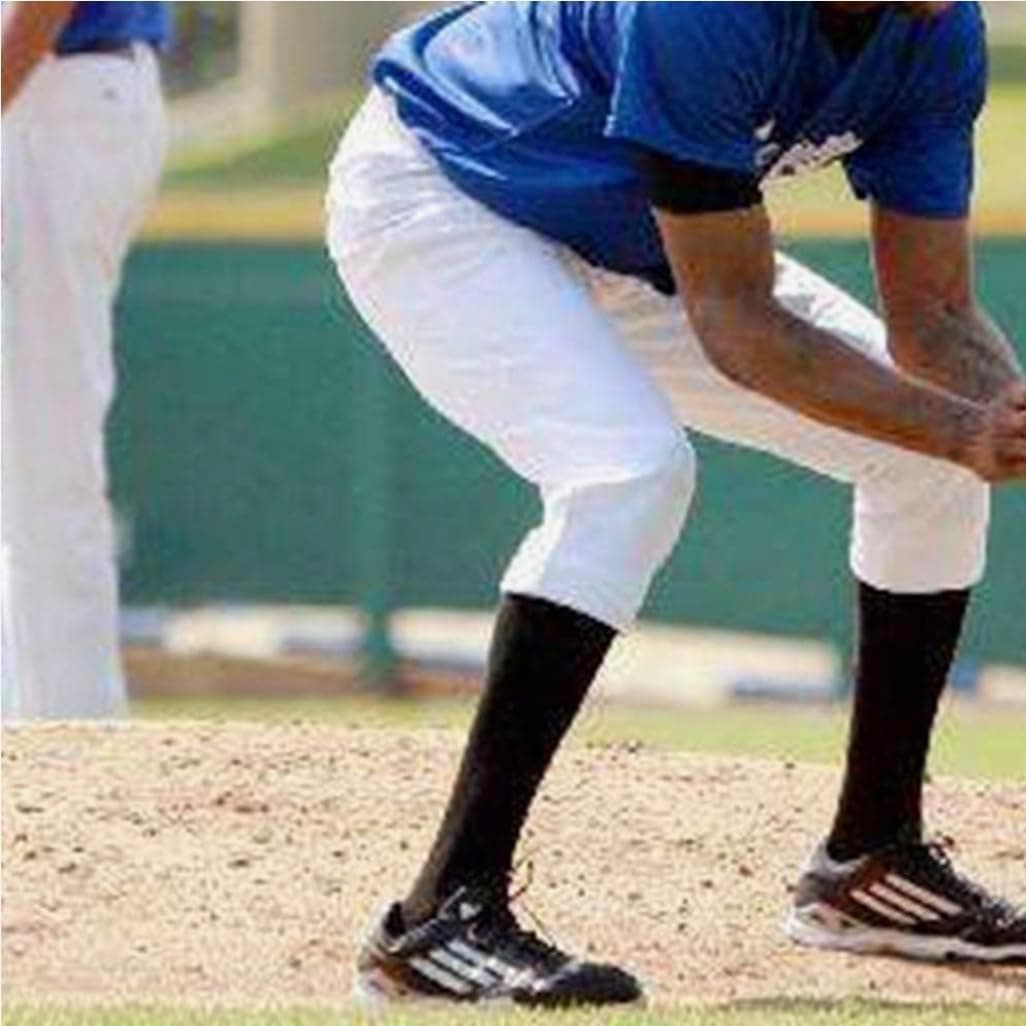 C&A COLLECTION Mens Big and Tall Sports Tube Socks 24 inch Black