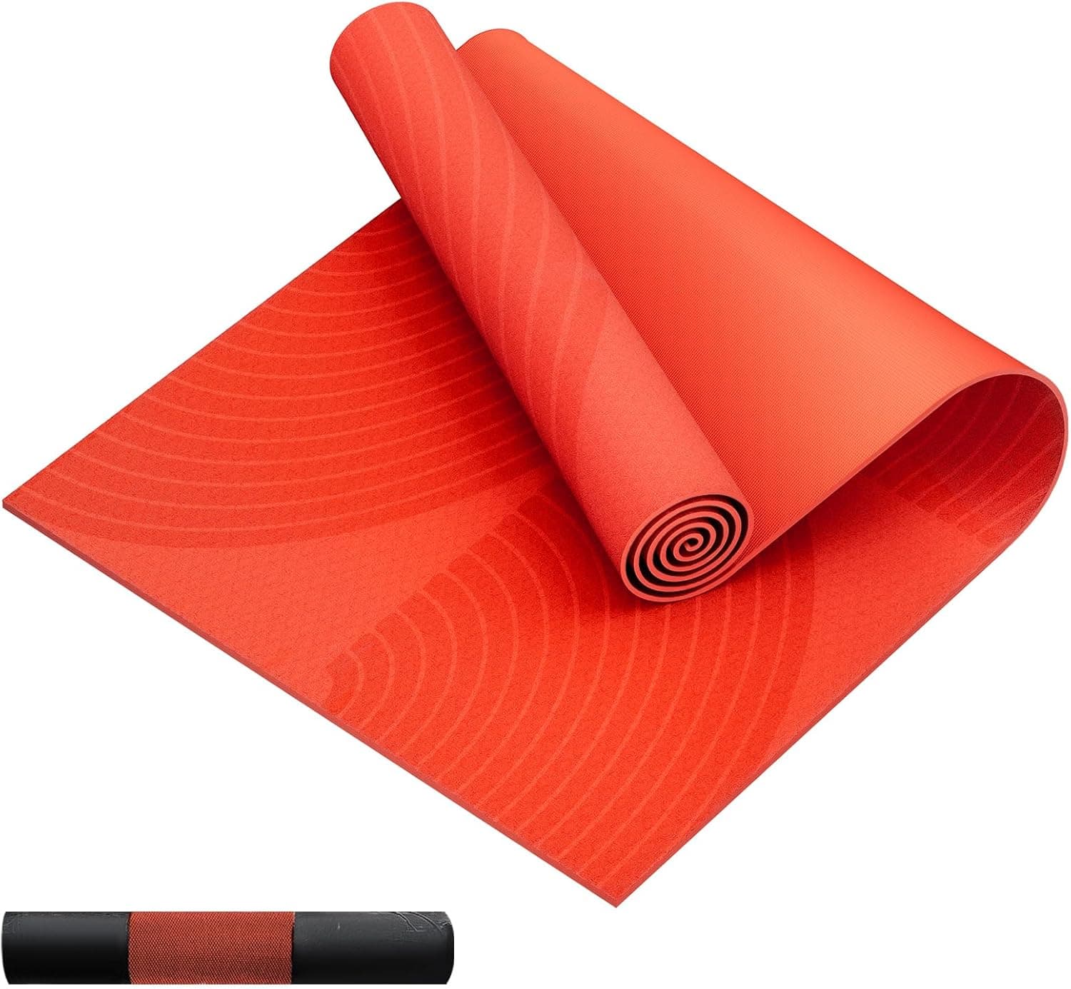 HAPBEAR Extra Large Yoga Mat 84''x30'' 1/3'' Thick Double-Sided PVC Non-Slip