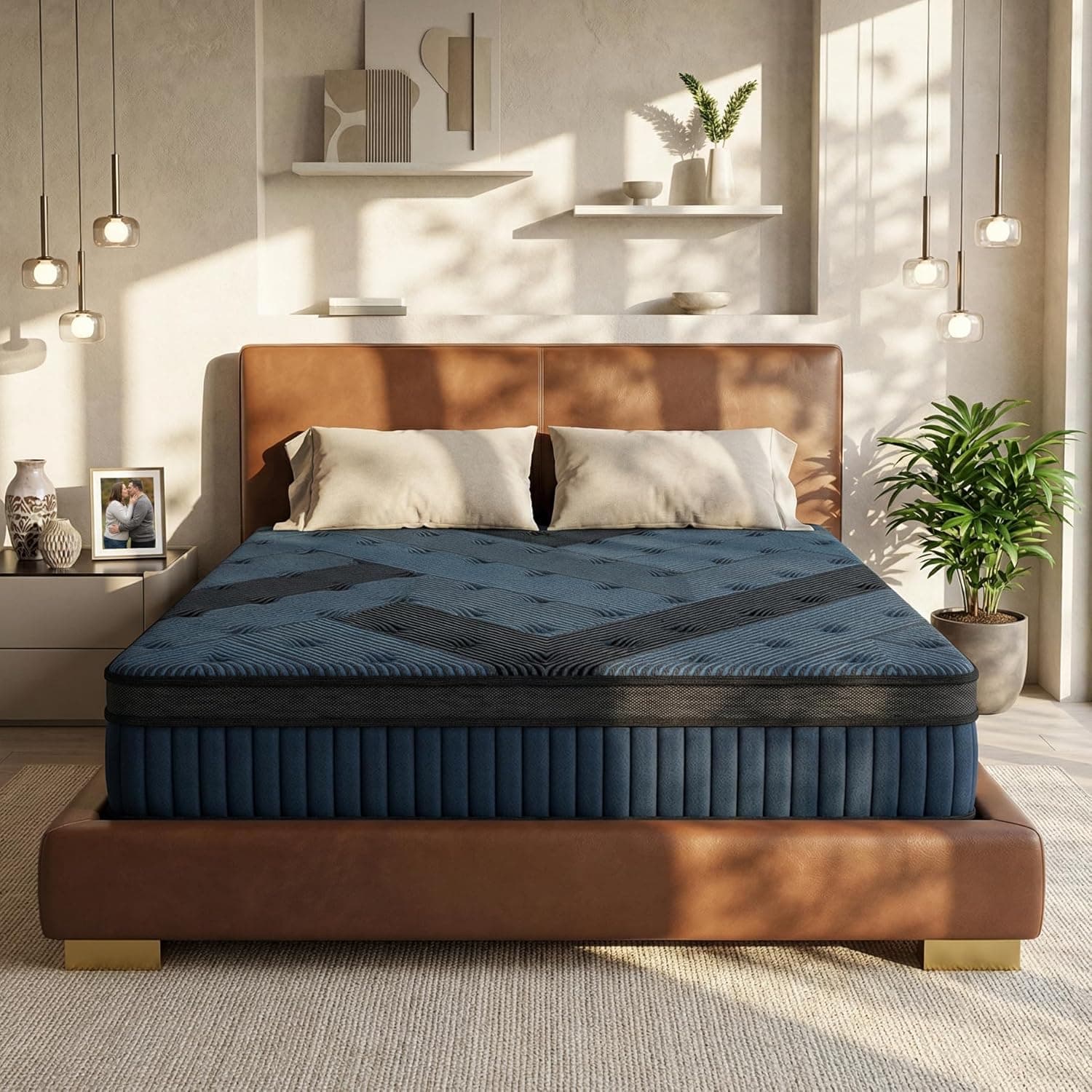 inight Twin XL Mattress 12 Inch - Hybrid Mattress in a Box, Medium Firm, Nebulign Cooling Foam, Pocket Coils, Fiberglass Free, for Tall Sleepers & Dorm