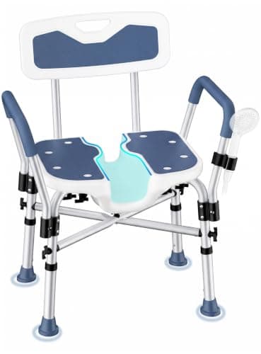 FITGOT 500lb Heavy Duty Shower Chair for Inside Shower