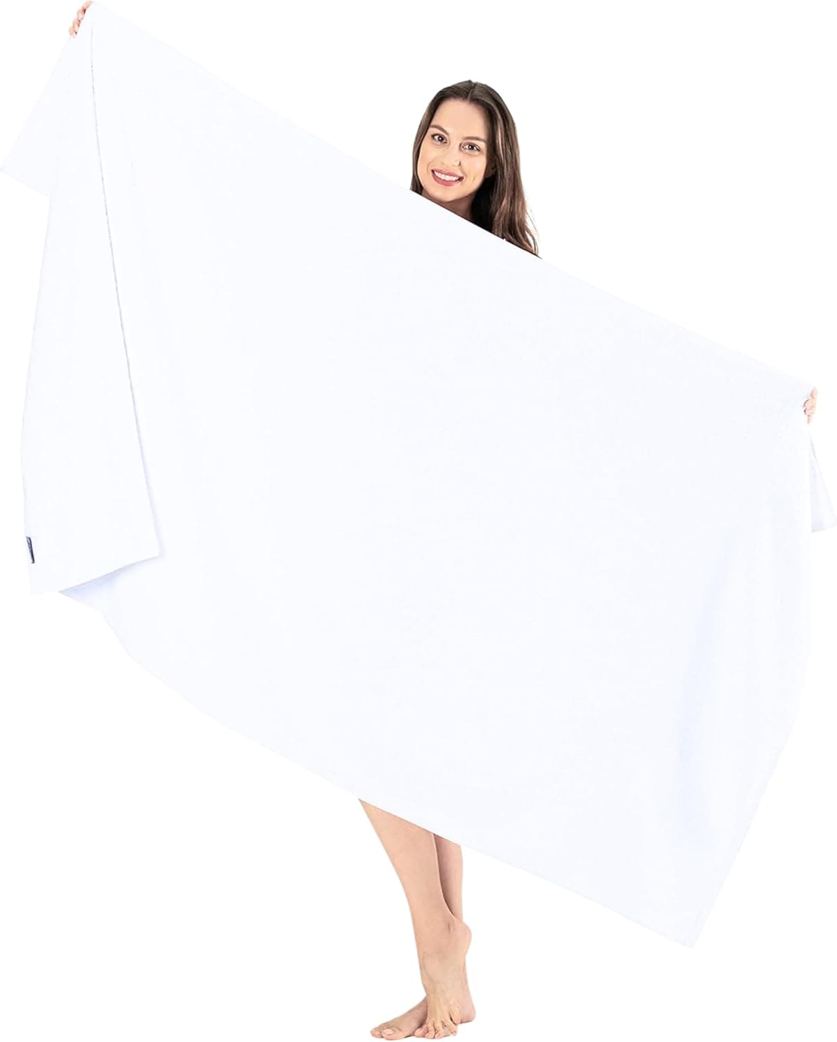 SALBAKOS Luxury 100% Turkish Cotton Bath Sheets 40x80 in Oversized Extra Large Bath Towels, Premium Hotel Qual