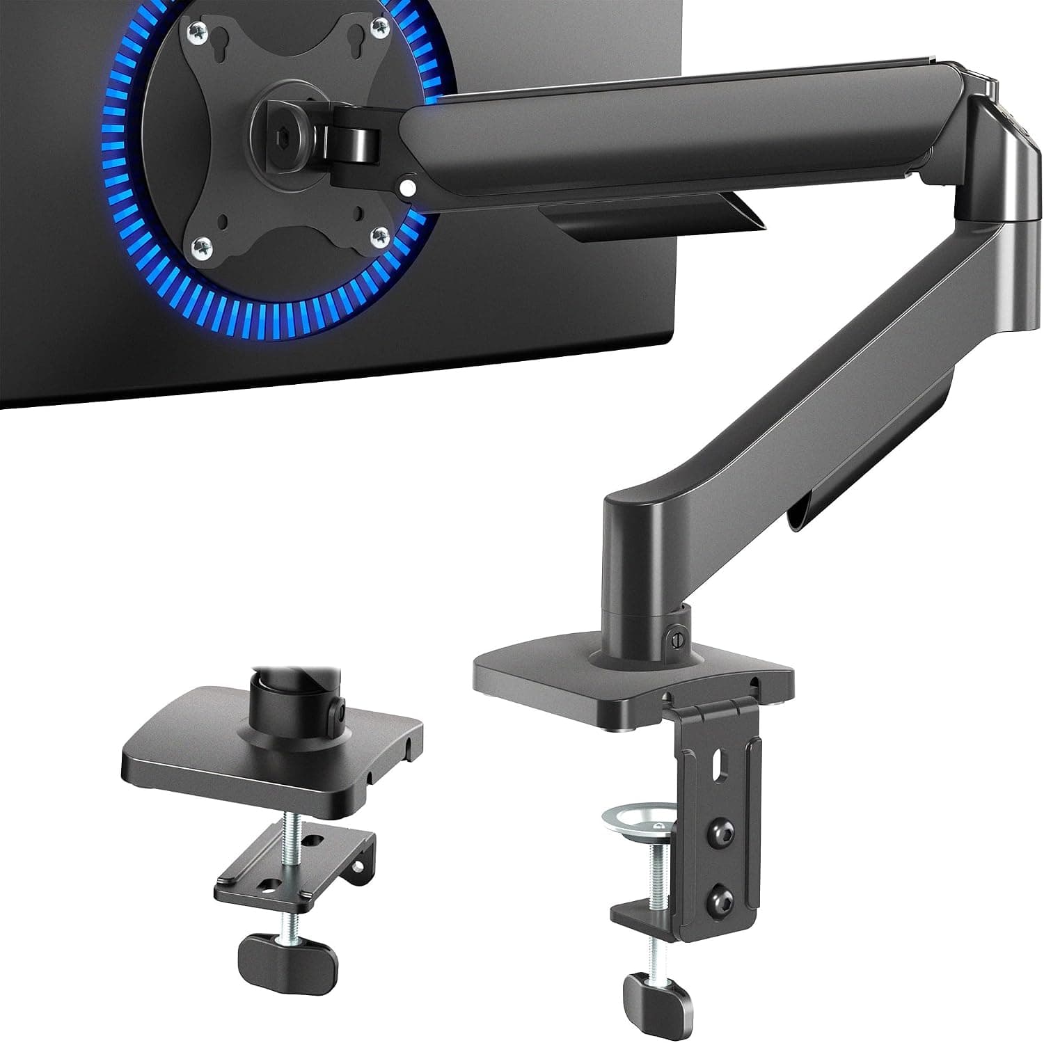 VIVO Single Monitor Stand Fully Adjustable Arm 17-32 inch STAND-V001O Black