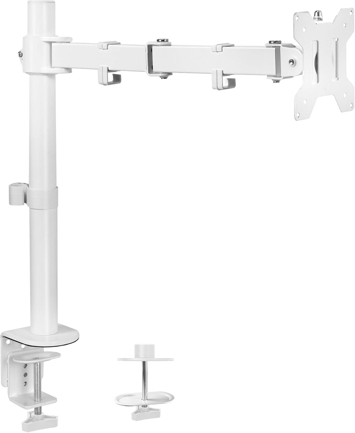 VIVO Single Monitor Arm Desk Mount up to 32 inch / 38 inch Ultrawide, White STAND-V001W
