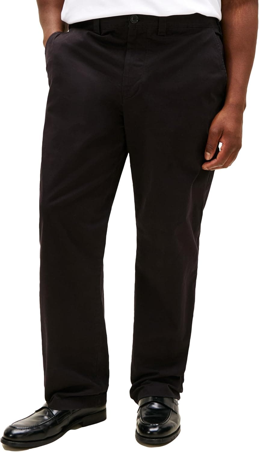 Tommy Hilfiger Mens Big and Tall Classic Fit Stretch Chino Casual Pants