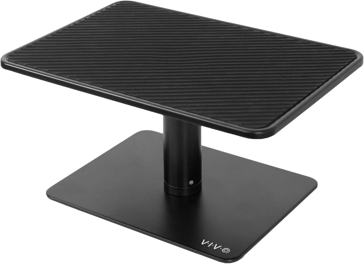 VIVO Universal Height Adjustable Ergonomic Computer Monitor and Laptop Riser Tabletop Desk Stand, Black, STAND