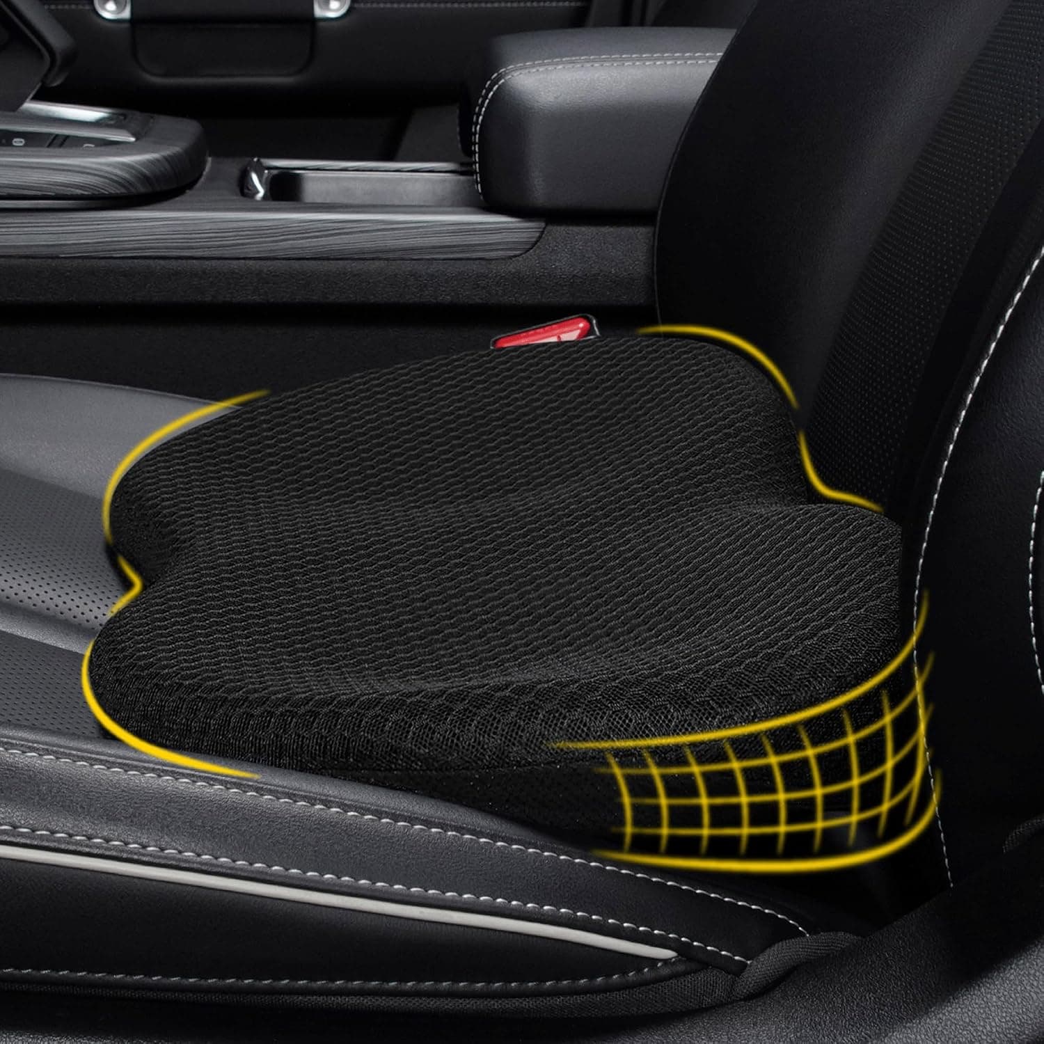 kingphenix Wedge Car Seat Cushion Memory Foam Truck Seat Cushion