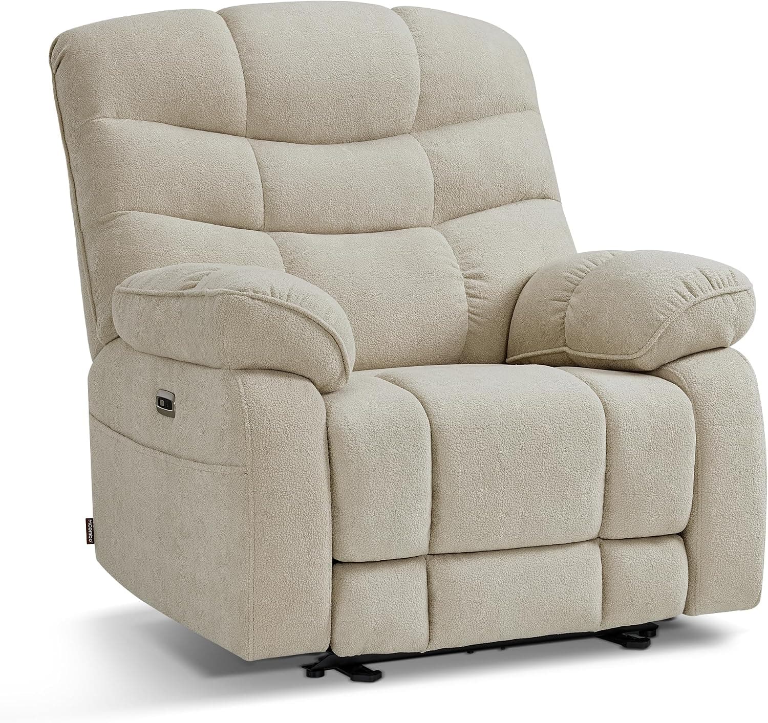 MCombo 27'' Oversized Power Recliner Chair for Big and Tall, Zero Gravity Recliner with USB Charge Ports and S