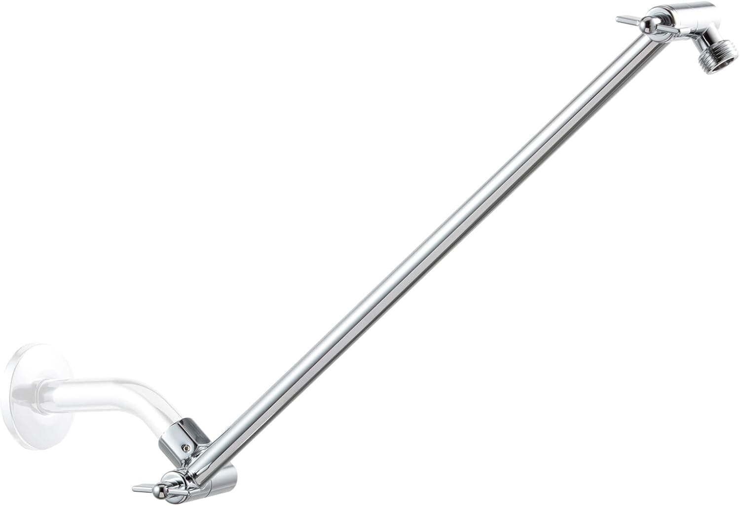 OFFO Shower Head Extension Arm, 16 in Shower Extension Arm with Locking Nut, Adjustable Shower Arm Extender, G